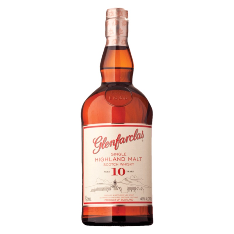 Glenfarclas 10 Year Old Single Malt Scotch Whisky 750ml