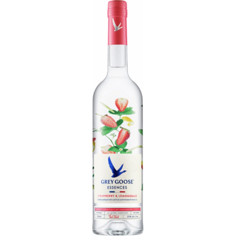 Grey Goose Essences Strawberry & Lemongrass Vodka 750ml