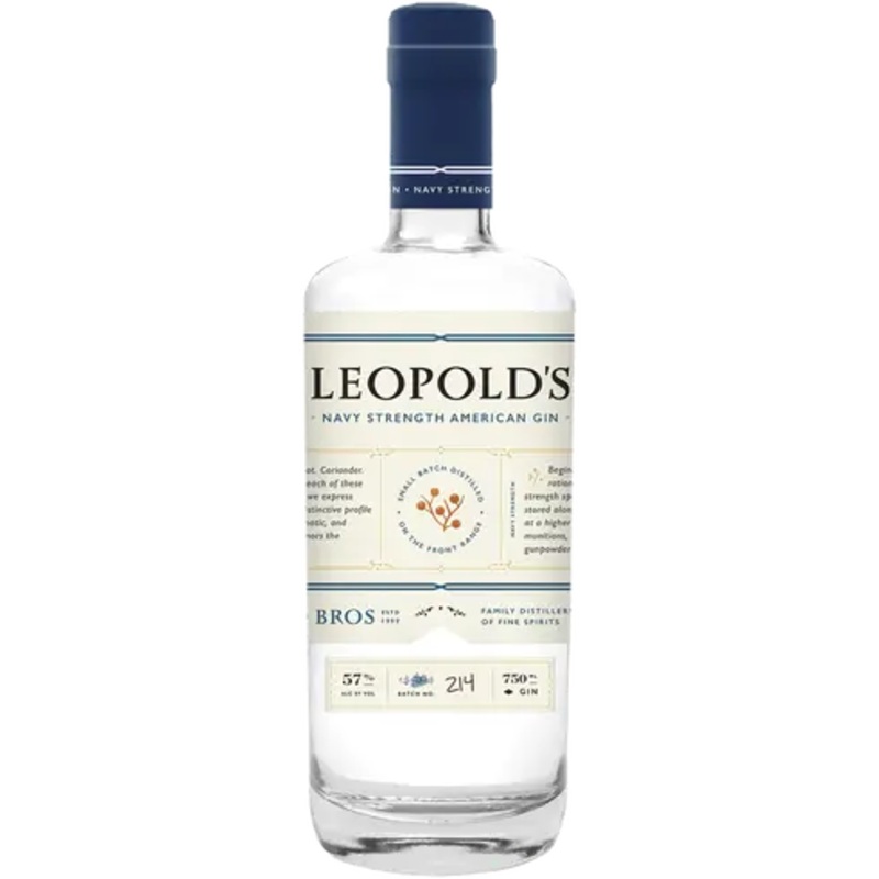 Leopold Navy Strength Gin 750ml
