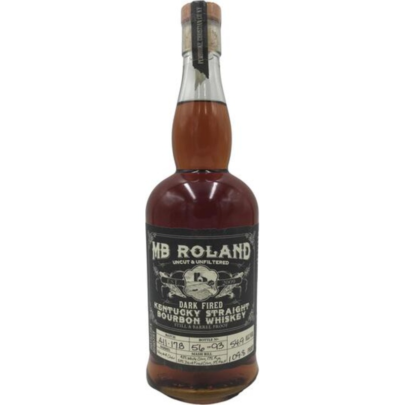 MB Roland Dark Fired Kentucky Straight Bourbon Whiskey