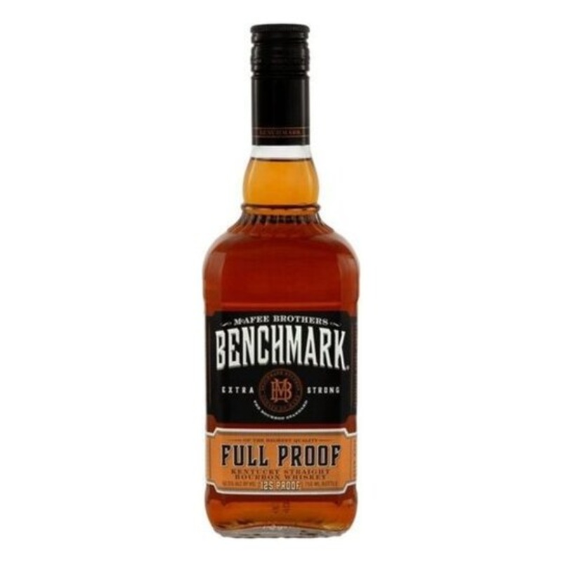 Mcafee's Benchmark Old No. 8 Full Proof Extra Strong Kentucky Straight Bourbon Whiskey 750ml
