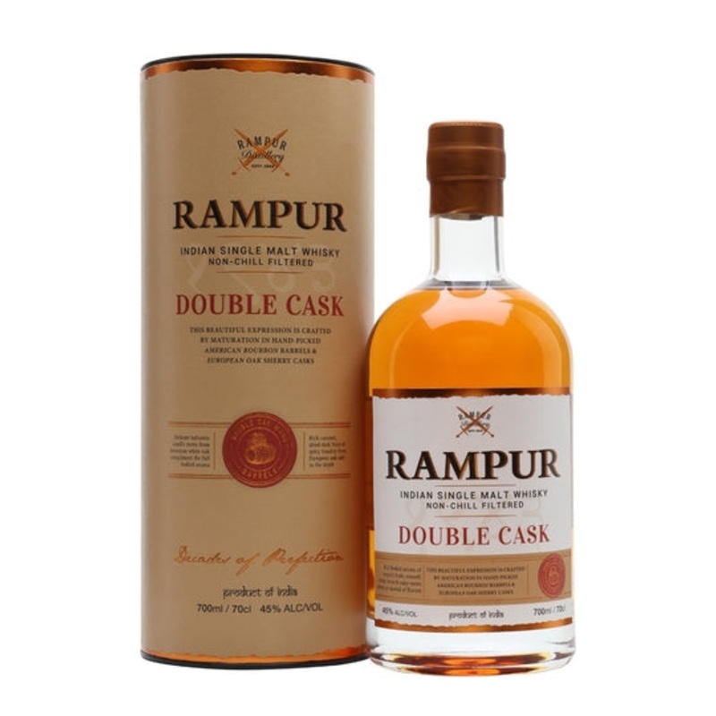 Radico Khaitan Rampur Double Cask Single Malt Whisky 750ml