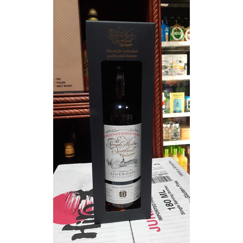 The Single Malts of Scotland Linkwood 16 Year Old Single Malt Scotch Whisky 750ml