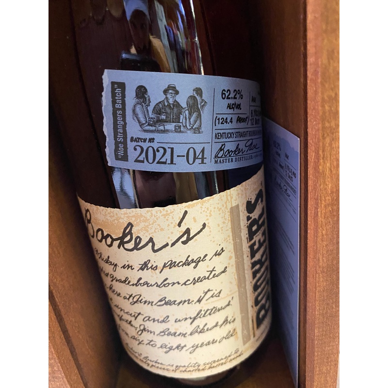 Booker's Small Batch Collection 2021-04 Noe Stranger's Batch Kentucky Straight Bourbon Whiskey 750ml