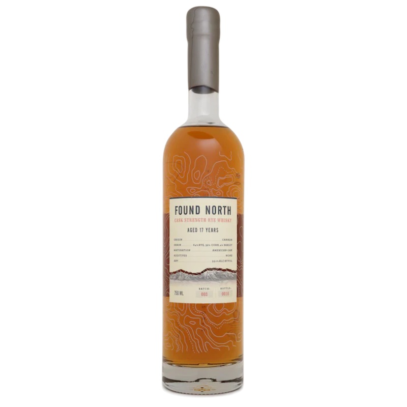 Found North Batch 003 17 Year Old Cask Strength Rye Whisky