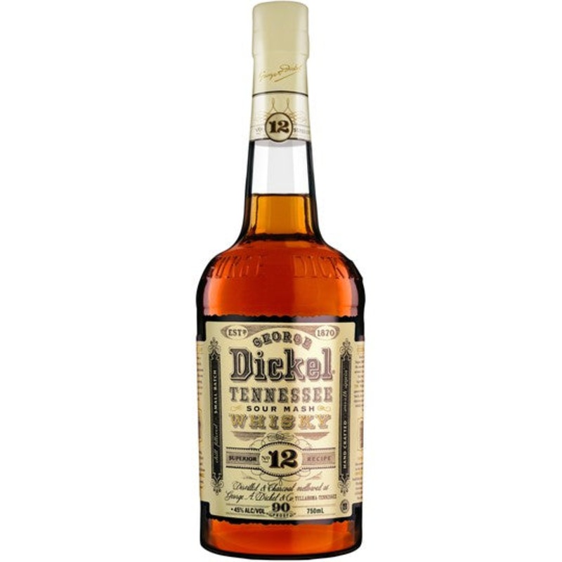 George Dickel No. 12 Sour Mash Tennessee Whiskey 750ml