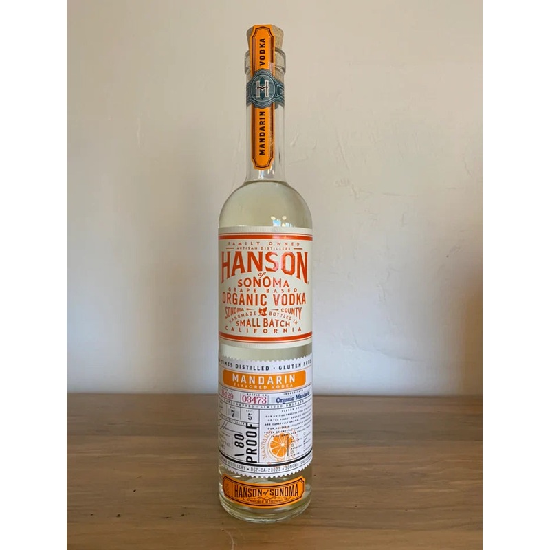 Hanson of Sonoma Grape Based Small Batch Organic Vodka
