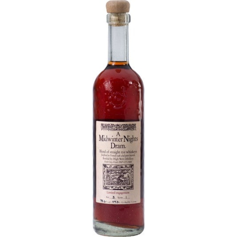 High West A Midwinter Night Dram Straight Rye Whiskey Act #8 Scene #5 750ml