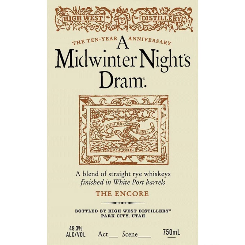 High West A Midwinter Nights Dram The Encore Act #1 Scene #1