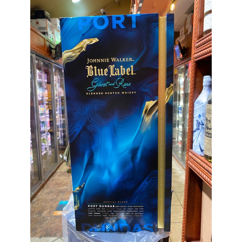 Johnnie Walker Blue Label Ghost and Rare Port Dundas Blended Scotch Whisky