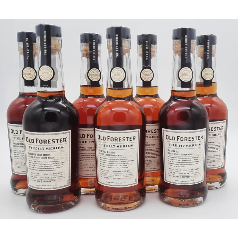 Old Forrester 117 Series 7 Bottle Set