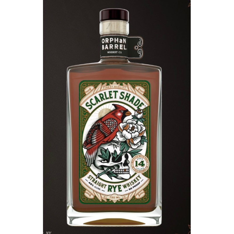 Orphan Barrel Scarlet Shade Straight Rye 14 Years Old 750ml