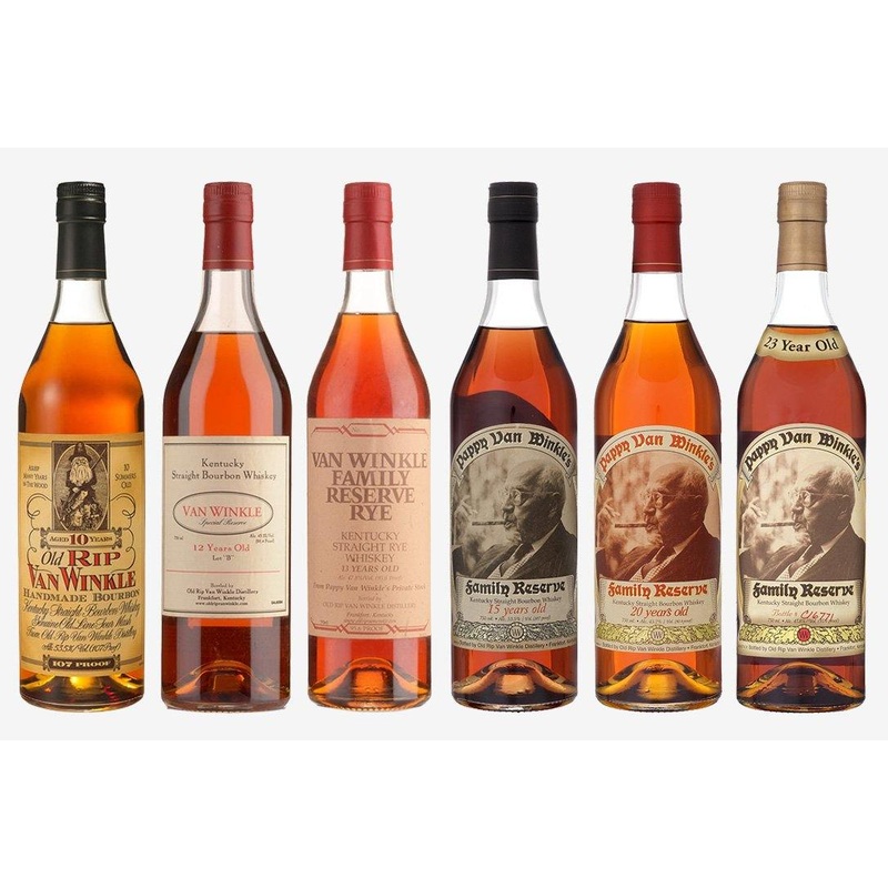 Pappy Van Winkle Complete Lineup 750Ml