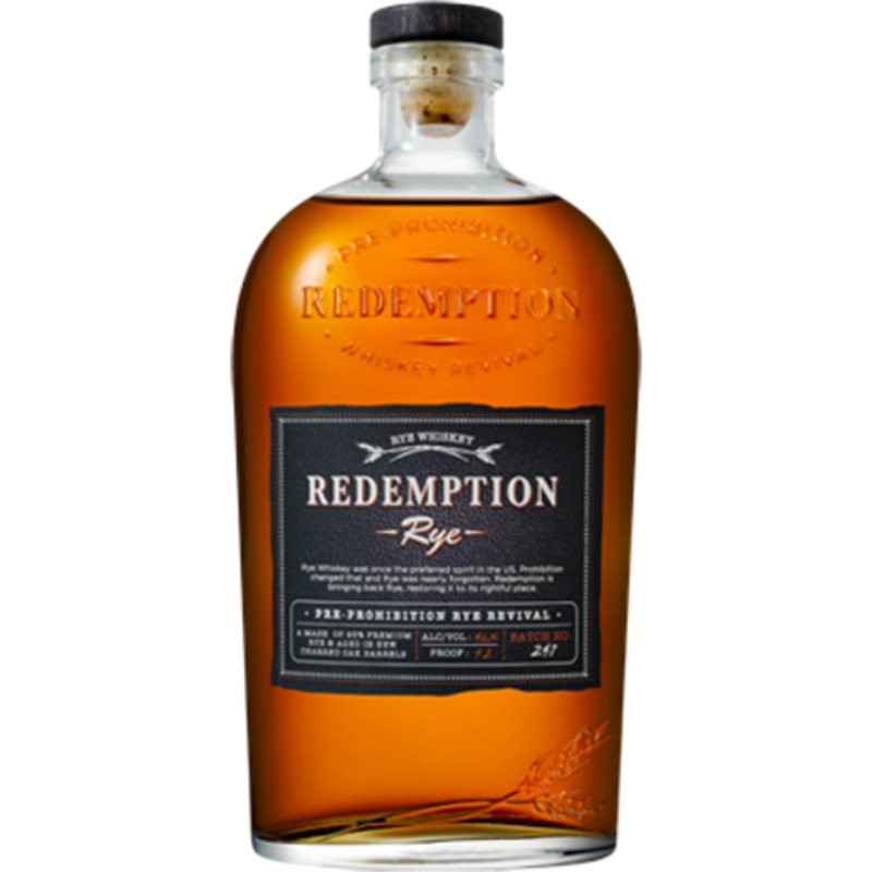 Redemption Rye Whiskey 750ml