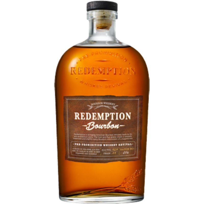 Redemption Straight Bourbon Whiskey 750ml