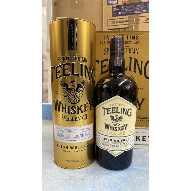 Teeling Small Batch Rum Cask in Gift Tube for Stories & Sips