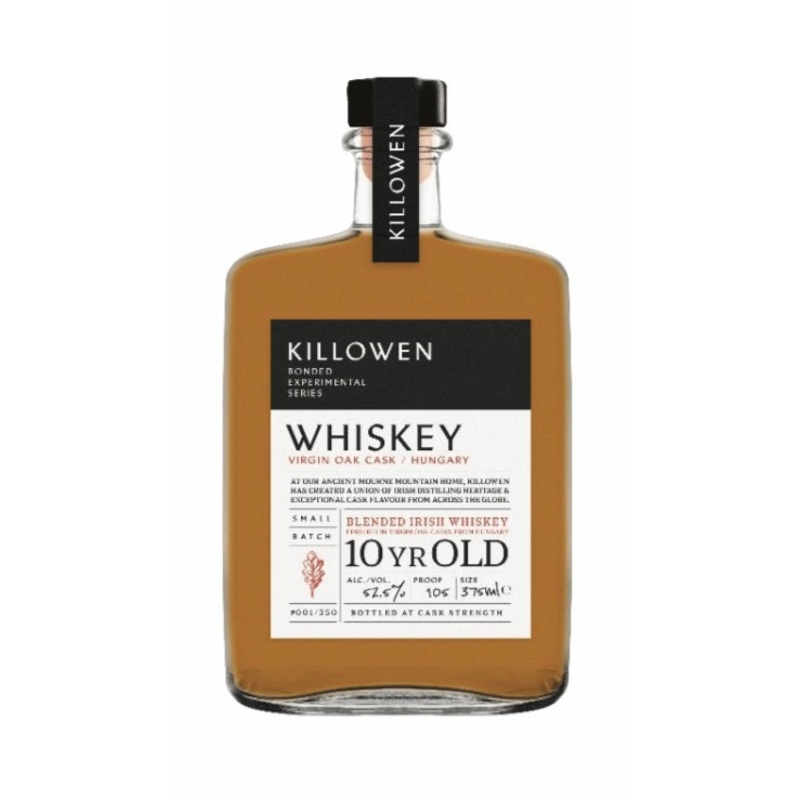 Killowen Bonded Experimental Series Hungarian Oak Cask 10 Year Old Blended Irish Whisky 375ml