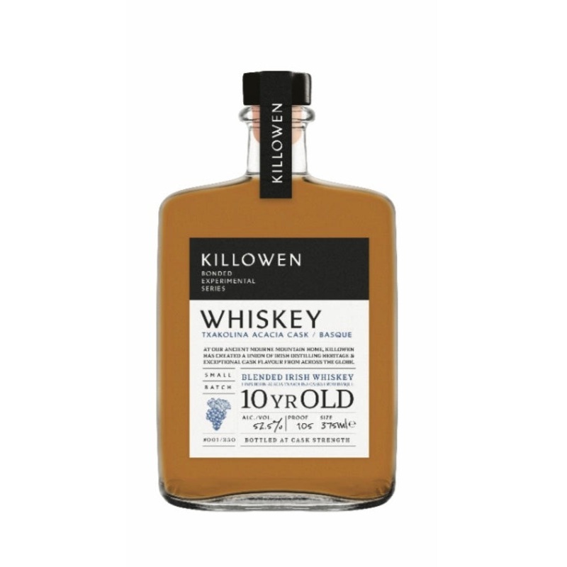 Killowen Bonded Experimental Series Txakolina Acacia - Basque 10 Year Old Blended Irish Whiskey 375ml