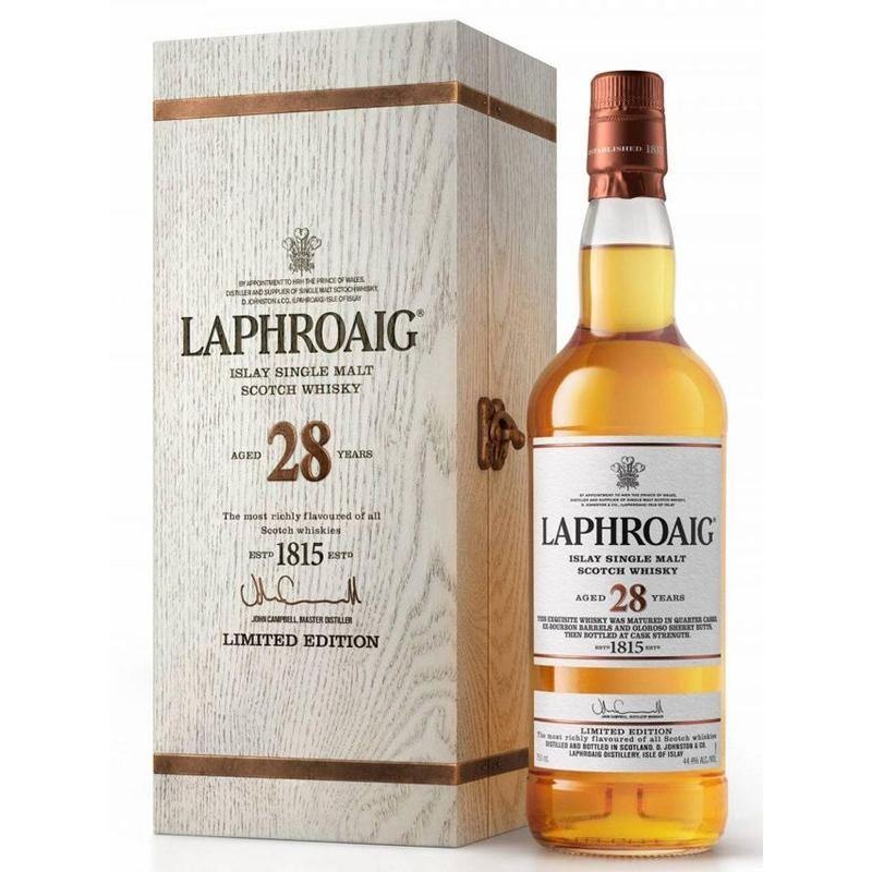 Laphroaig 28 Year Old Limited Edition Single Malt Scotch Whisky 750ml