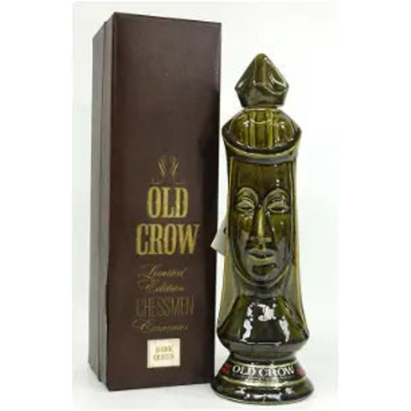Old Crow Chessmen Dark King 86 Proof (1969) 4/5 Quart