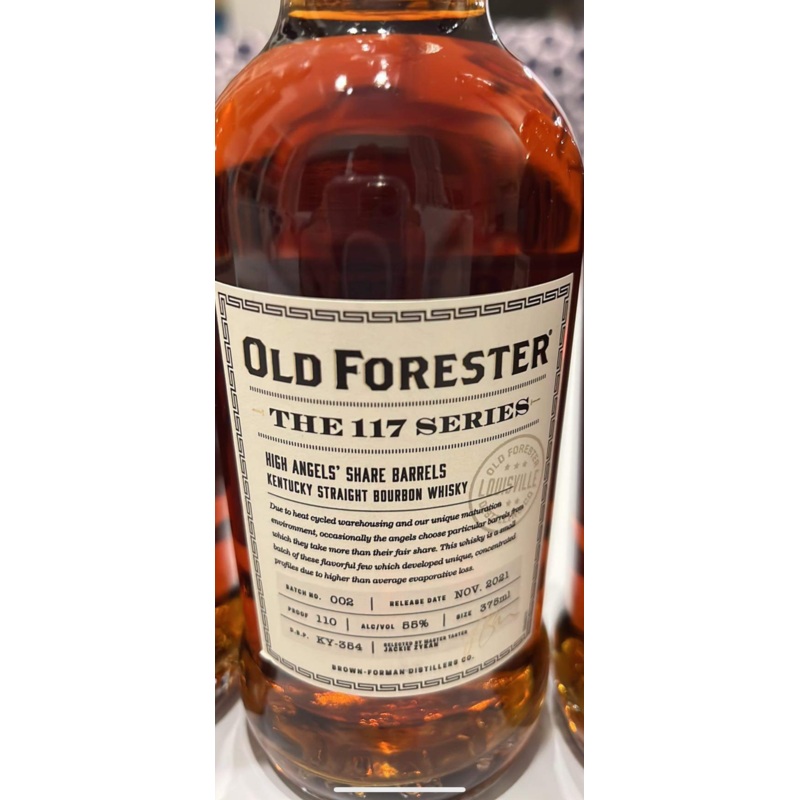 OLD FORESTER THE 117 SERIES HIGH ANGELS SHARE BARRELS BATCH 2