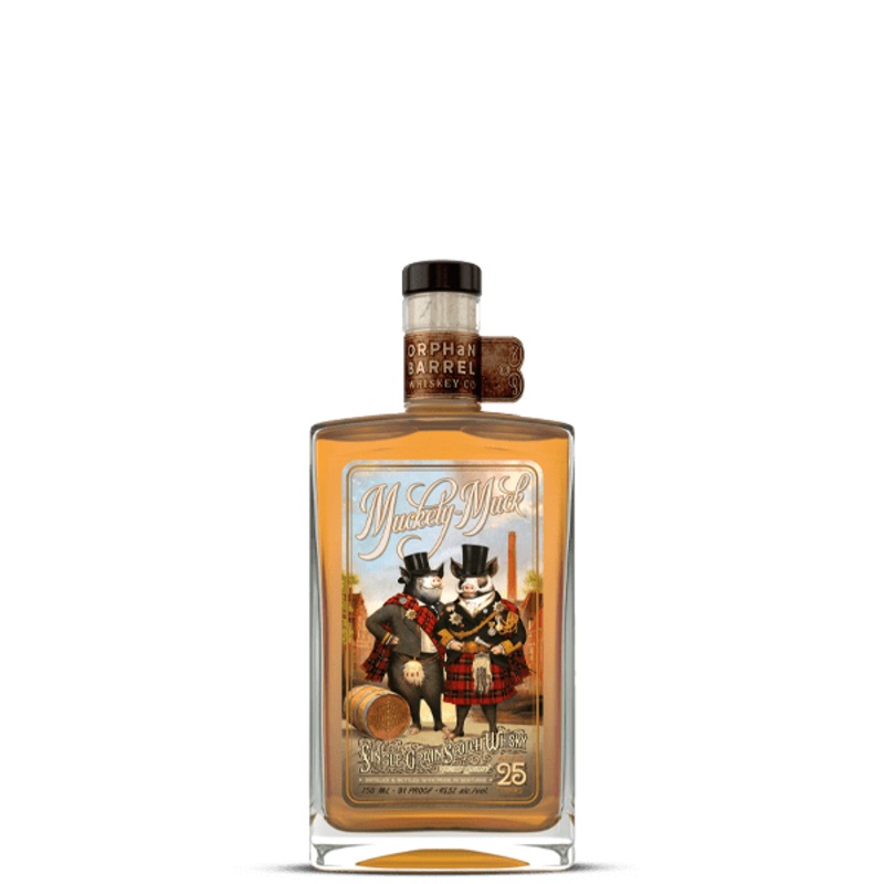 Orphan Barrel Muckety Muck 25 Year Old Single Grain Scotch Whisky 750ml