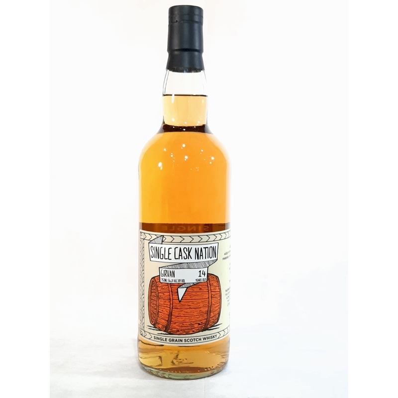Single Cask Nation Girvan 14 Year Old Single Grain Scotch Whisky 750ml