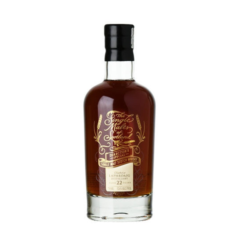 Single Malts of Scotland Director's Special Laphroaig 22 Year Old Single Malt Scotch Whisky 700ml