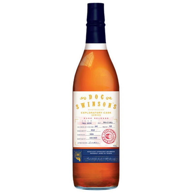 Doc Swinson's Exploratory Cask Series Release 7 15 Year Old Straight Bourbon Whiskey Barrel #7 750ml
