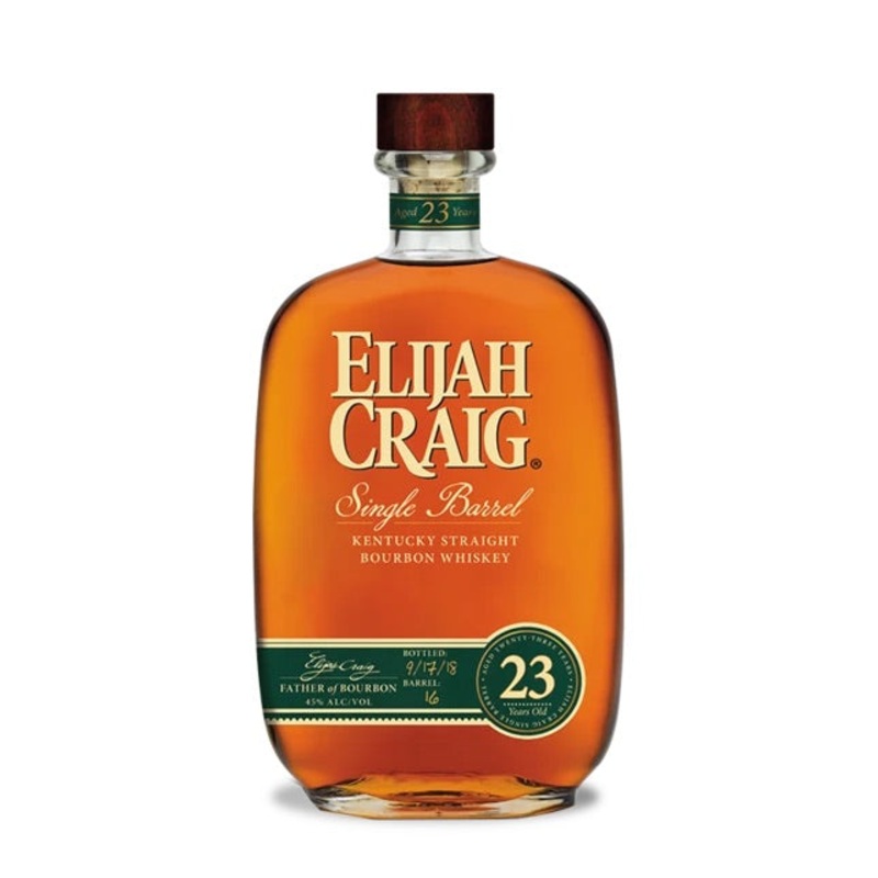 Elijah Craig 23 Year Old Single Barrel Kentucky Straight Bourbon Whiskey