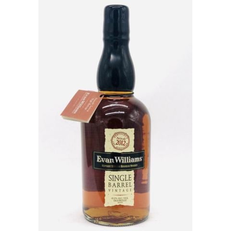 EVAN WILLIAMS VINTAGE SINGLE BARREL BOURBON WHISKEY