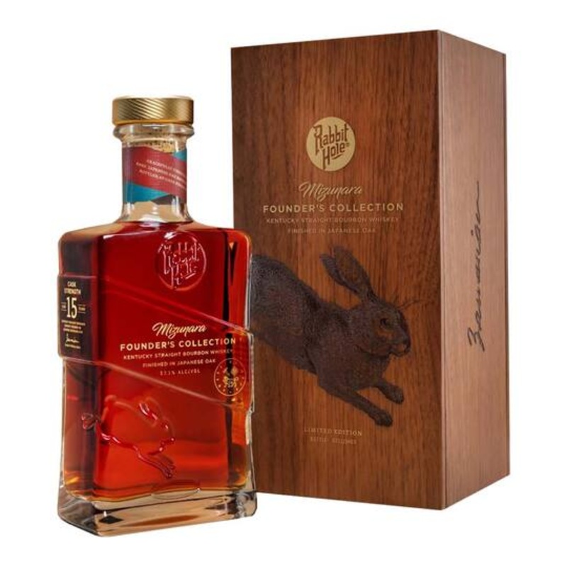 Rabbit Hole Mizunara Founder's Collection 15 Year Old Kentucky Straight Bourbon Whiskey 750ml
