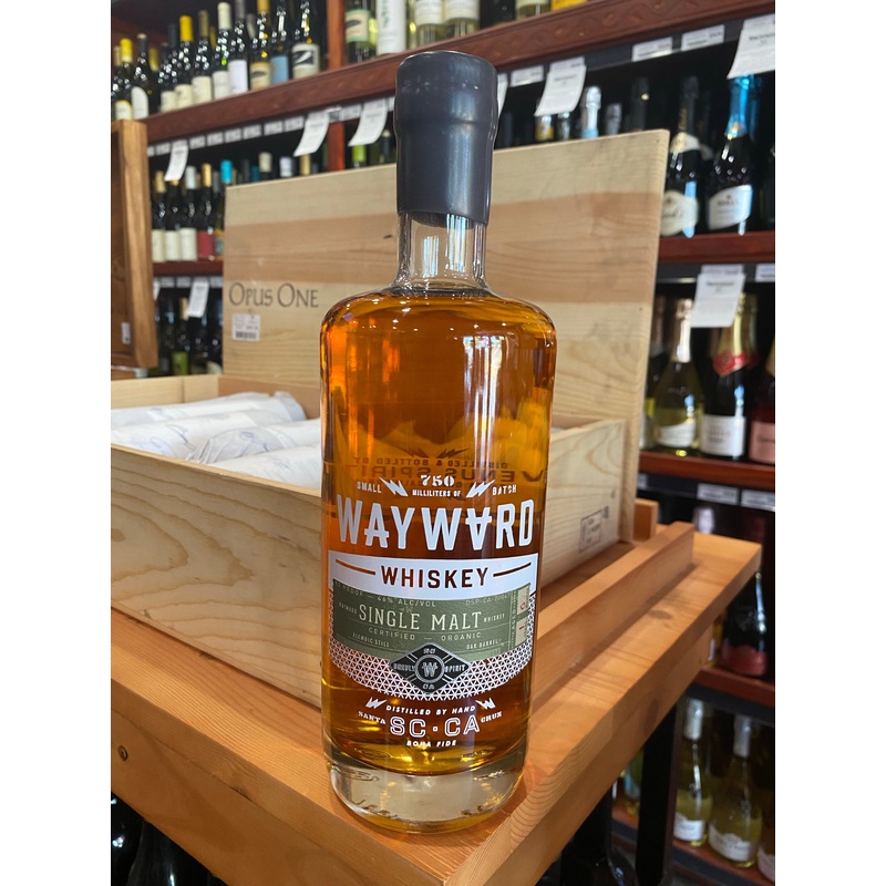 Wayward single malt Whiskey 750ml