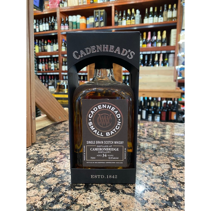 WILLIAM CADENHEAD SMALL BATCH CAMERONBRIDGE 34 YEAR