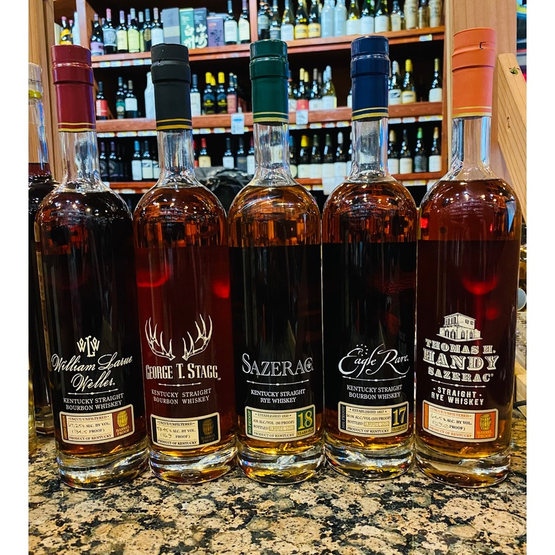 2023 Buffalo Trace Antique Collection - 5 Bottle Set