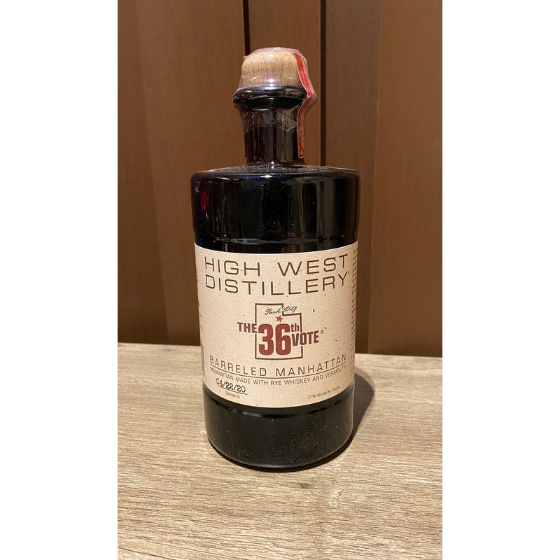 High West 36th Vote Barreled Manhattan 750ml