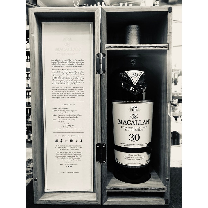 MACALLAN 30 YEAR SHERRY CASK