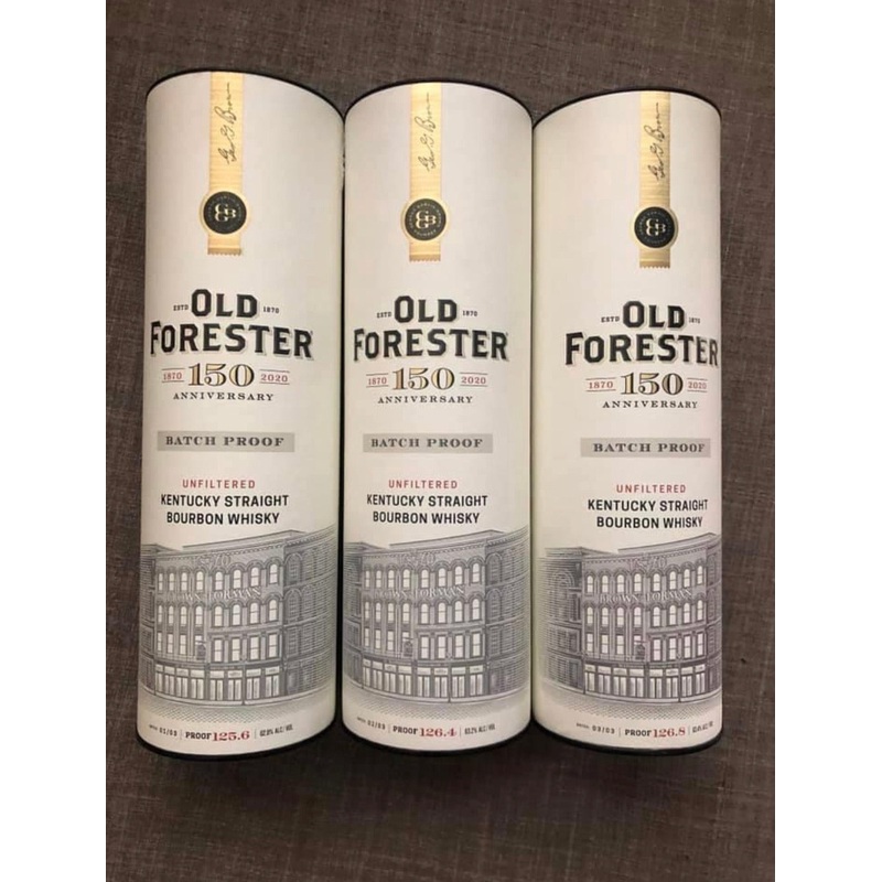 OLD FORESTER 150TH ANNIVERSARY SET BATCH 1-3