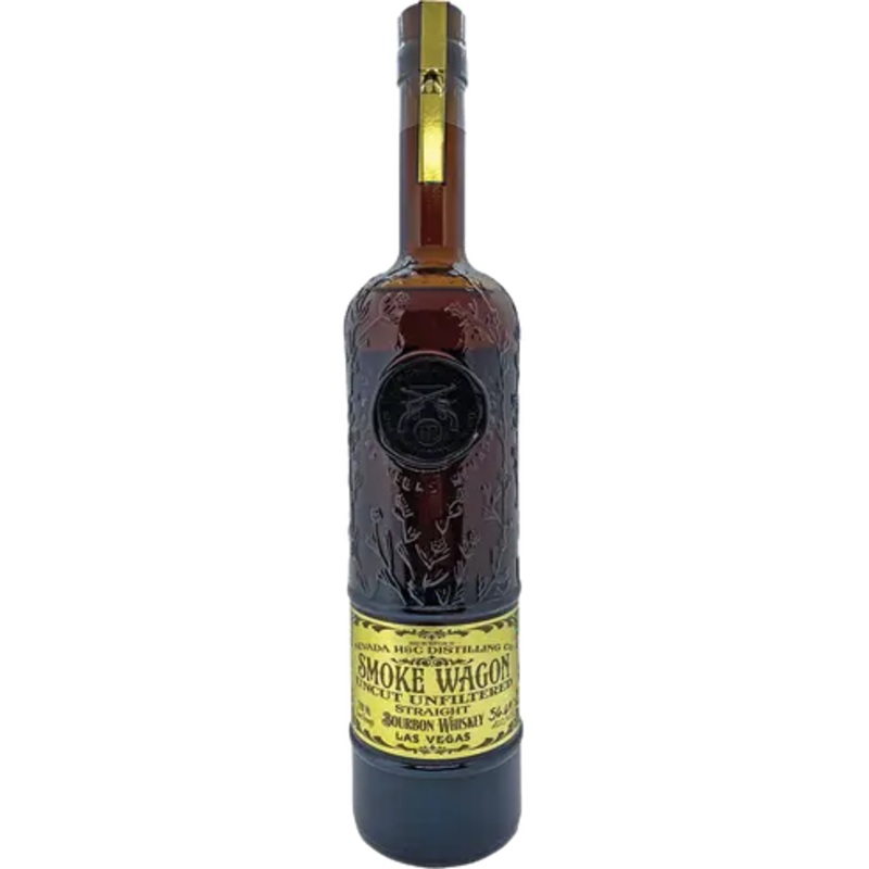 Smoke Wagon Uncut Unfiltered Straight Bourbon Whiskey 750ml