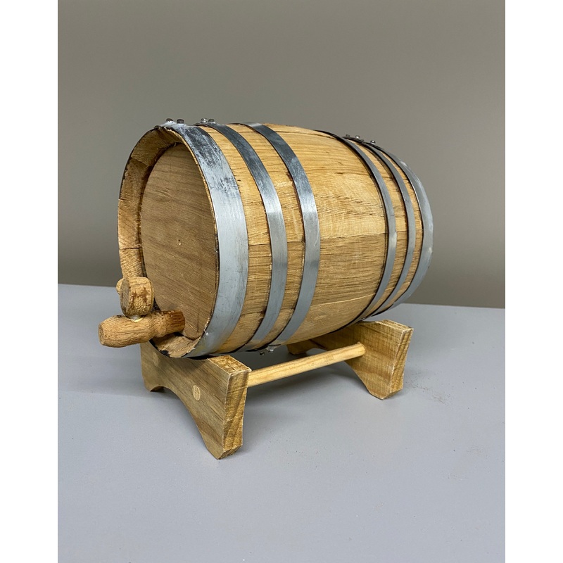 Two Liter Oak Barrel