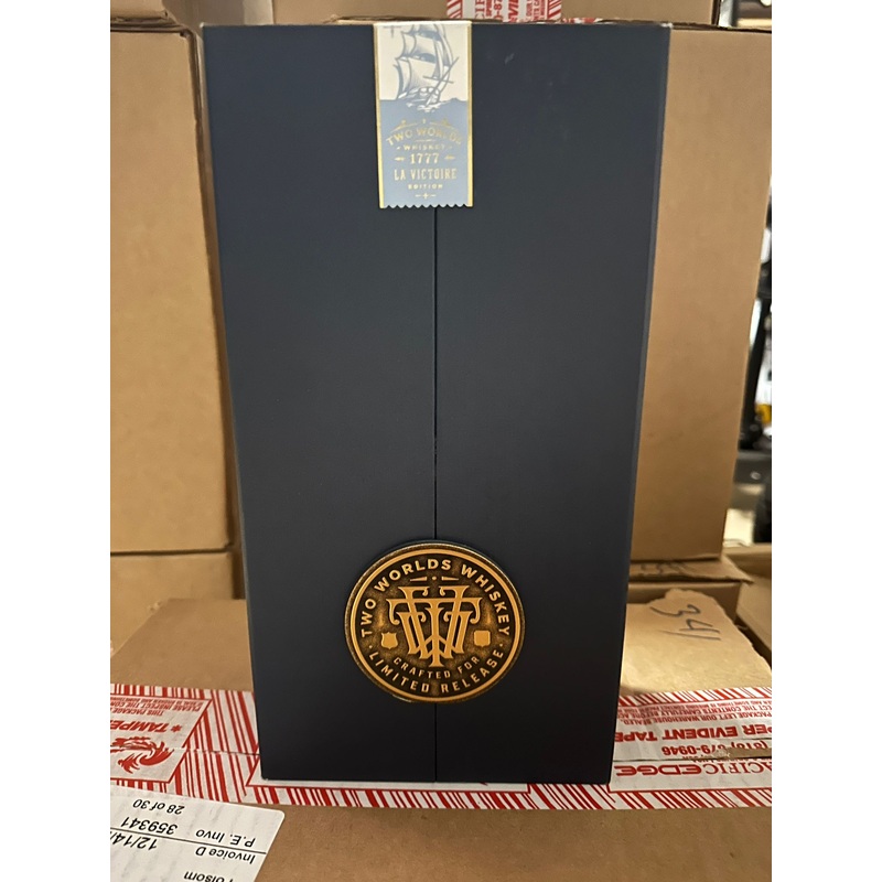 Two Worlds Second  Edition La Victoire Straight Bourbon Whiskey 109.4 proof 750ml