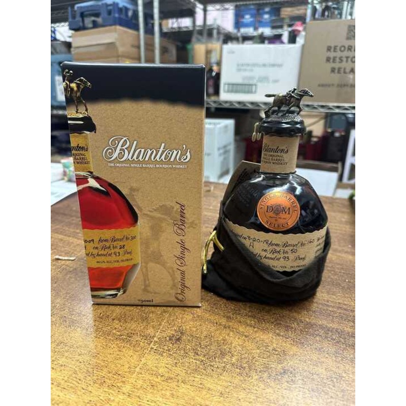 Blanton's Single Barrel Dumped D&M Pick