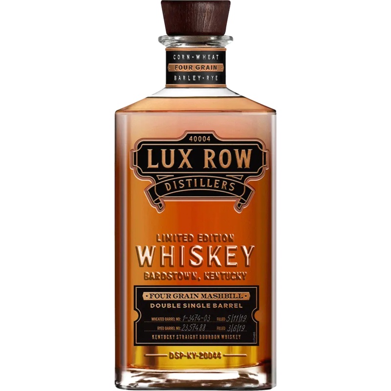 Lux Row 4 Grain Double Single Barrel Straight Bourbon Whiskey 750ml