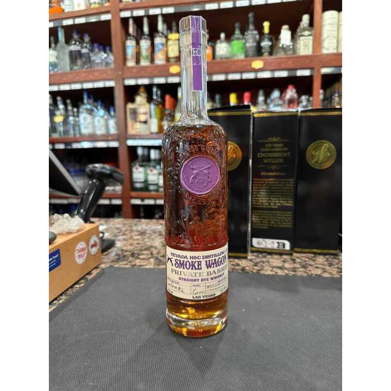 Smoke Wagon Private Barrel 6 Year Old Straight Rye Whiskey California Batch 2