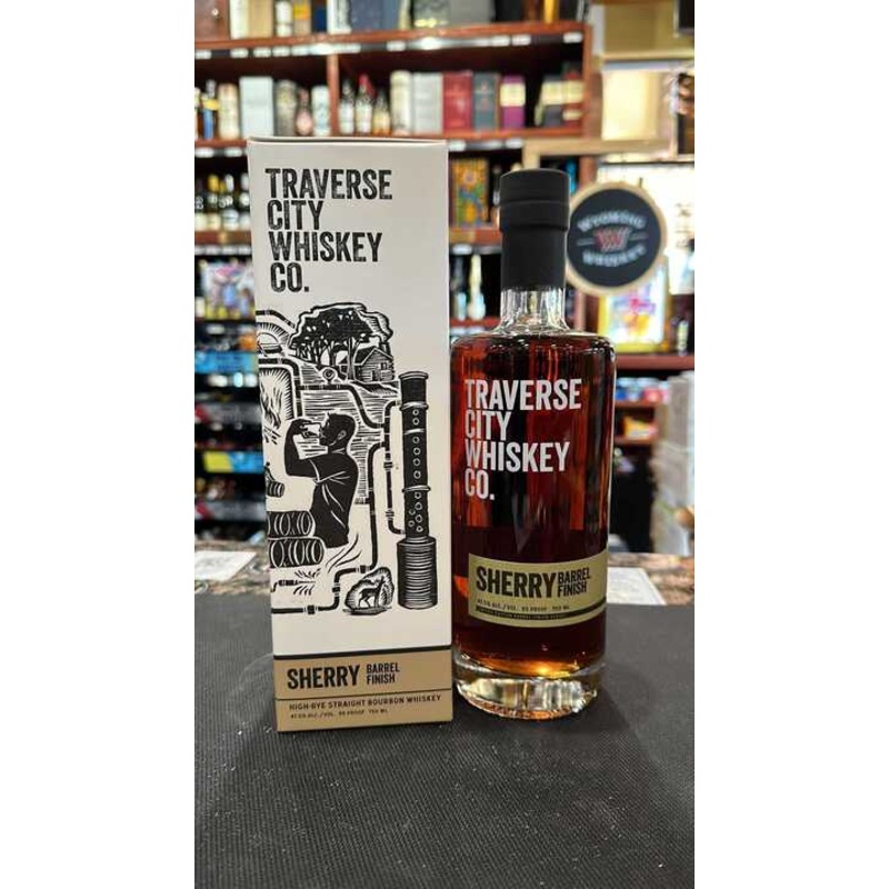 Traverse City Whiskey Co. Sherry Barrel Finish Straight Bourbon Whiskey 750ml