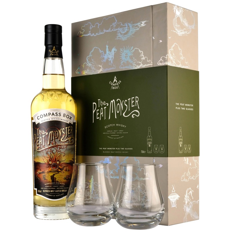 Compass Box Peat Monster Whisky Glass Set