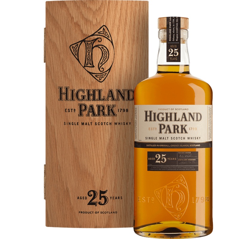 Highland Park 25 Year Malt Whiskey