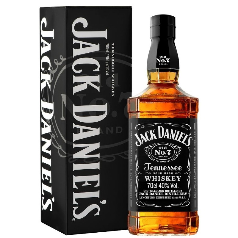 Jack Daniel's Black Label Whiskey Upright Tin