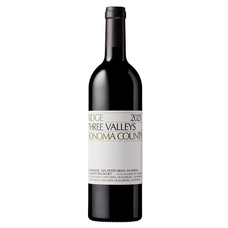 Ridge Three Valleys Zinfandel 2021