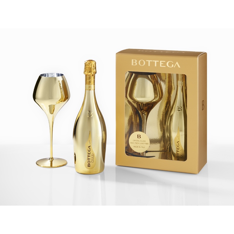 Bottega Gold Glass Set